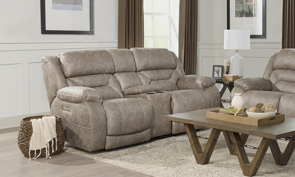 Picture of Clydesdale Fog Zero Gravity Power Loveseat