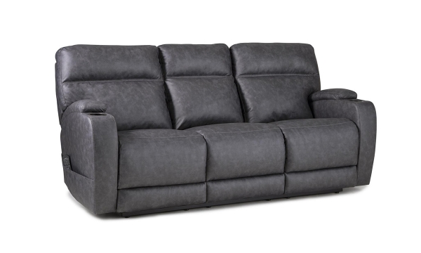 Picture of Dutch Draft Graphite Triple Power Sofa