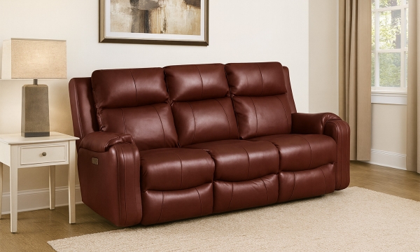 Picture of Contour Rogue Leather Power Sofa