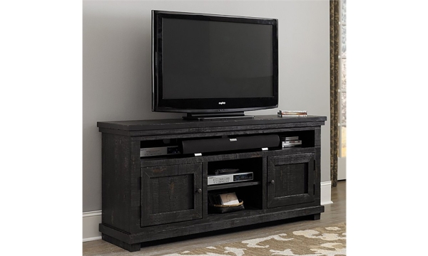 Picture of Willow Distressed Black 64-inch Media Console