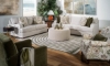 Picture of Victoria Greek Key Round Ottoman