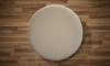 Picture of Victoria Greek Key Round Ottoman