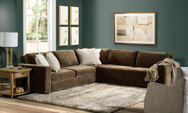 Picture of Kingston Brown 3-Piece L Sectional