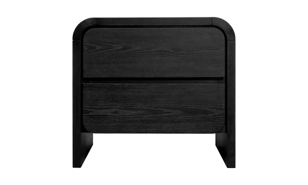 Picture of Elora Black 2-Drawer Nightstand