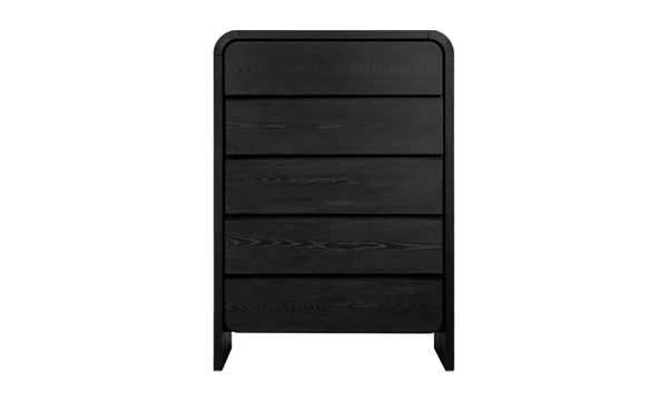 Picture of Elora Black 5-Drawer Chest
