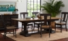 Picture of Grand Louie Two-tone Extendable Trestle Dining Table