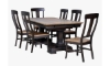 Picture of Grand Louie Two-tone Extendable Trestle Dining Table