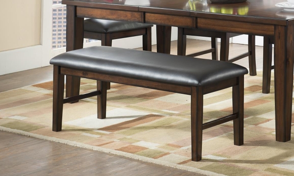 Picture of Kipa Cappuccino Upholstered Dining Bench