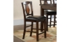 Picture of Kipa Cappuccino Upholstered Counter Height Dining Chair