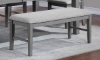 Picture of Kipa Gray Upholstered Dining Bench