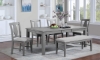 Picture of Kipa Gray Upholstered Dining Bench