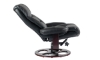 Picture of Dawson Black Leather Recliner and Ottoman