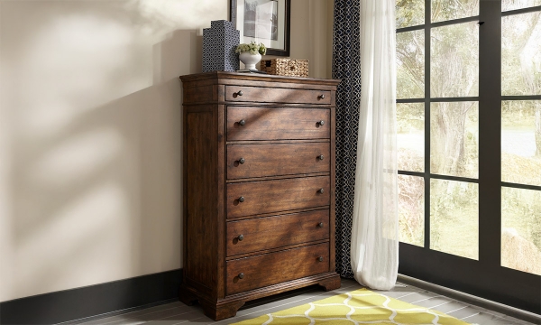 Picture of Trisha Yearwood Coffee 6-Drawer Chest