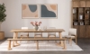 Picture of Nova Oak Extendable Dining Bench