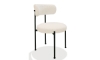 Picture of Aere White Boucle Dining Chair