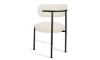 Picture of Aere White Boucle Dining Chair