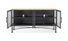 Picture of Aere Black and Ash 4-Door Sideboard