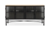 Picture of Aere Black and Ash 4-Door Sideboard
