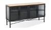 Picture of Aere Black and Ash 4-Door Sideboard
