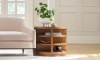 Picture of Caden Caramel Demilune Open End Table