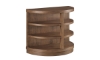 Picture of Caden Caramel Demilune Open End Table