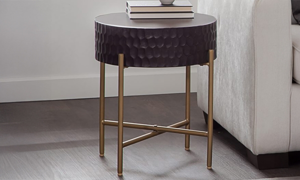 Picture of Bobbi Espresso Round End Table