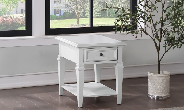 Picture of Charlestown White End Table