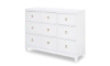 Picture of Orlando White 6-Drawer Dresser