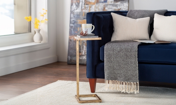 Picture of Stone Age Black Marble End Table