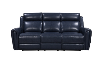 Picture of Tampa Blue Leather Single Power Sofa