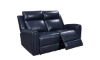 Picture of Tampa Blue Leather Single Power Loveseat