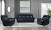 Picture of Tampa Blue Leather 3-Piece Single Power Sofa Set