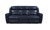 Picture of Tampa Blue Leather 3-Piece Single Power Sofa Set