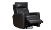 Picture of Munro Gray Leather Swivel Glider Recliner