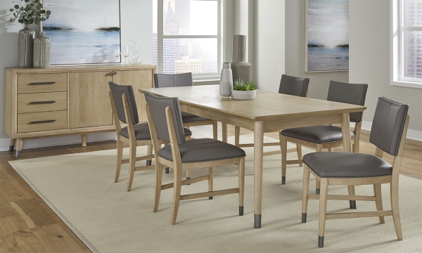 Picture of Franklin Light Oak 7-Piece Dining Set