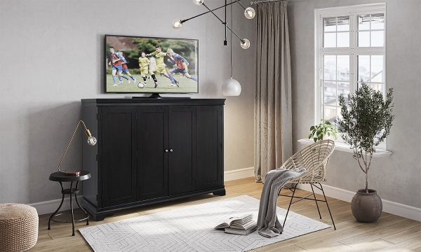 Picture of San Sebastian Espresso Complete Cabinet Murphy Bed