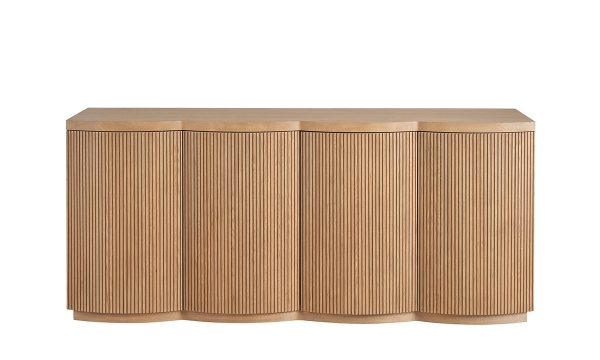 Picture of Westmont Natural Oak 4-Door Entertainment Credenza