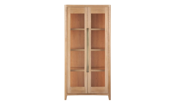 Picture of Westmont Natural Oak 2-Door Display Cabinet
