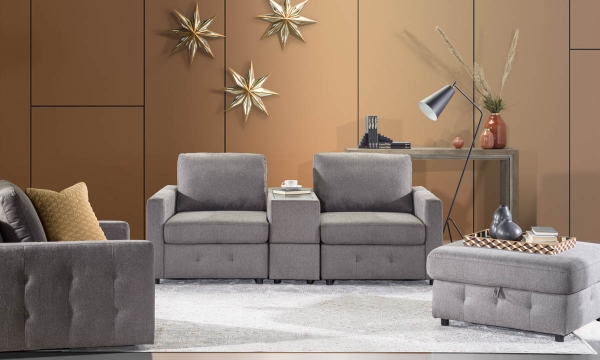 Picture of Adapt Metal Small Spaces Loveseat