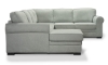 Picture of Prospect Pebble 3-Piece Left Storage Chaise Sleeper Sectional