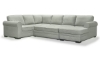 Picture of Prospect Pebble 3-Piece Right Storage Chaise Sleeper Sectional