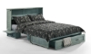 Picture of Poppy Antique Blue Complete Queen Murphy Cabinet Bed