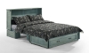 Picture of Poppy Antique Blue Complete Queen Murphy Cabinet Bed