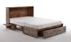 Picture of Poppy White Bark Complete Queen Murphy Cabinet Bed