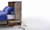 Picture of Poppy White Bark Complete Queen Murphy Cabinet Bed