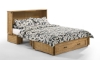 Picture of Poppy Harvest Brown Complete Queen Murphy Cabinet Bed