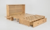 Picture of Poppy Harvest Brown Complete Queen Murphy Cabinet Bed