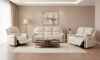 Picture of Vista Stone Leather Triple Power Loveseat