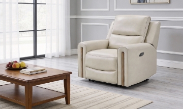 Picture of Vista Stone Leather Triple Power Recliner