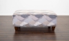 Picture of Halifax Square Geometric Patterned Ottoman